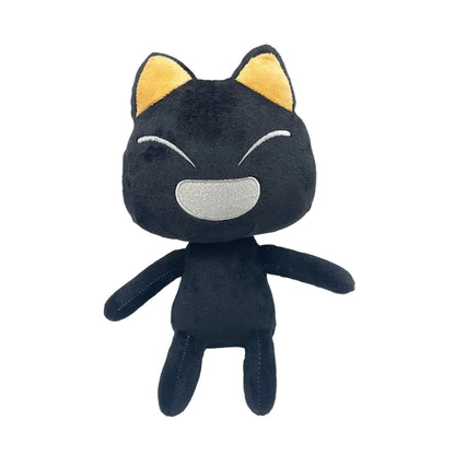 PP cotton filled kawaii cat plushie pair top view