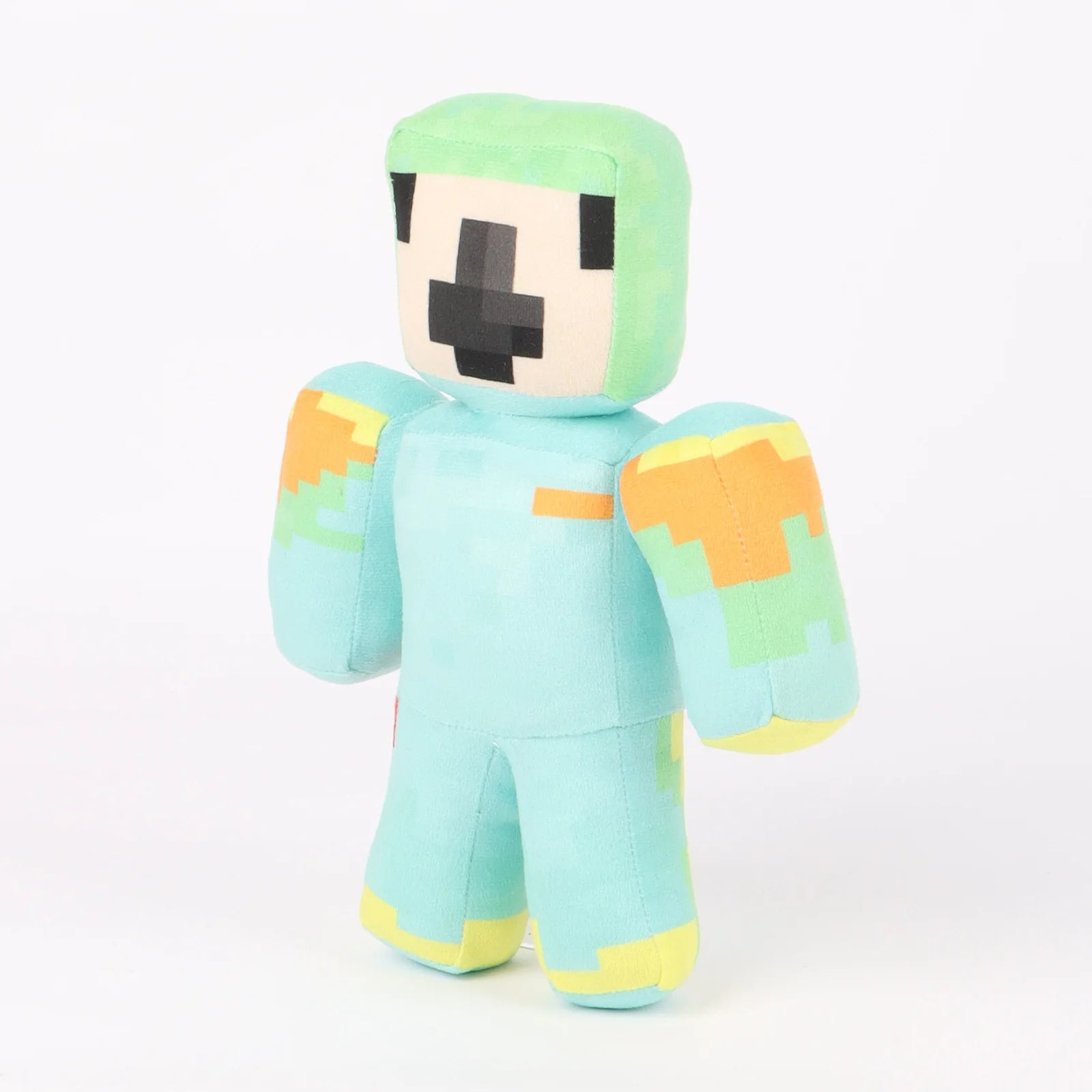 ParrotX2 plush seated on desk gaming setup SMP creator plush display
