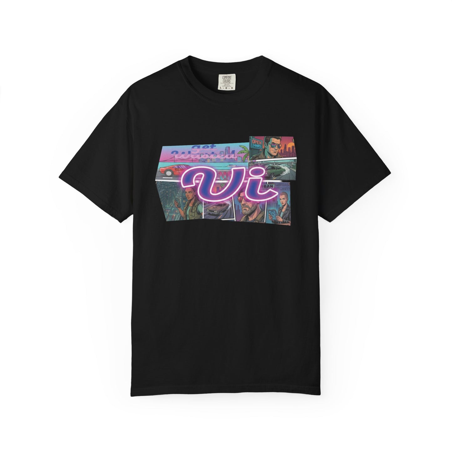 Pastel chrome vice aesthetic tee

