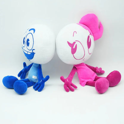 Pencilmate 30cm fan inspired plushie front view showing doodle character design