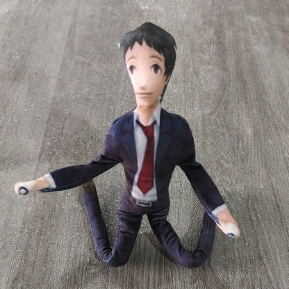 Persona 4 plushies inspired handmade Adachi collectible
