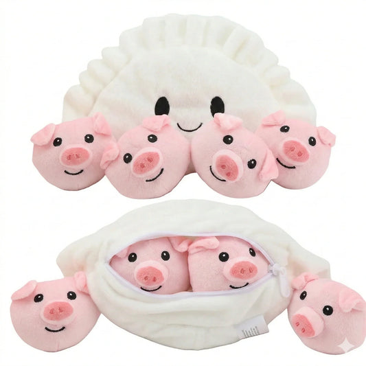 Pierogi Plush dumpling with pork doll stufing