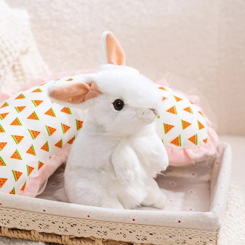 Pig plushies pink kawaii soft stuffed animal plush toy on white background