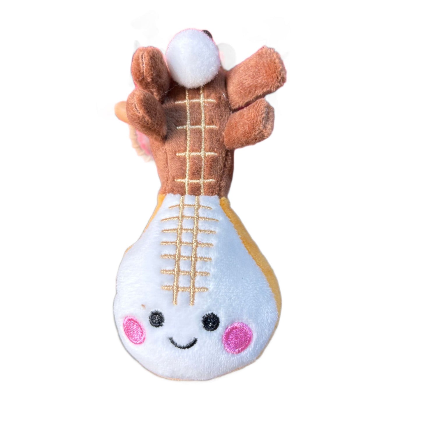 Pipa Plush Keychain | Handmade Chinese Lute Plushie | Kawaii Pipa Keyring 15cm
