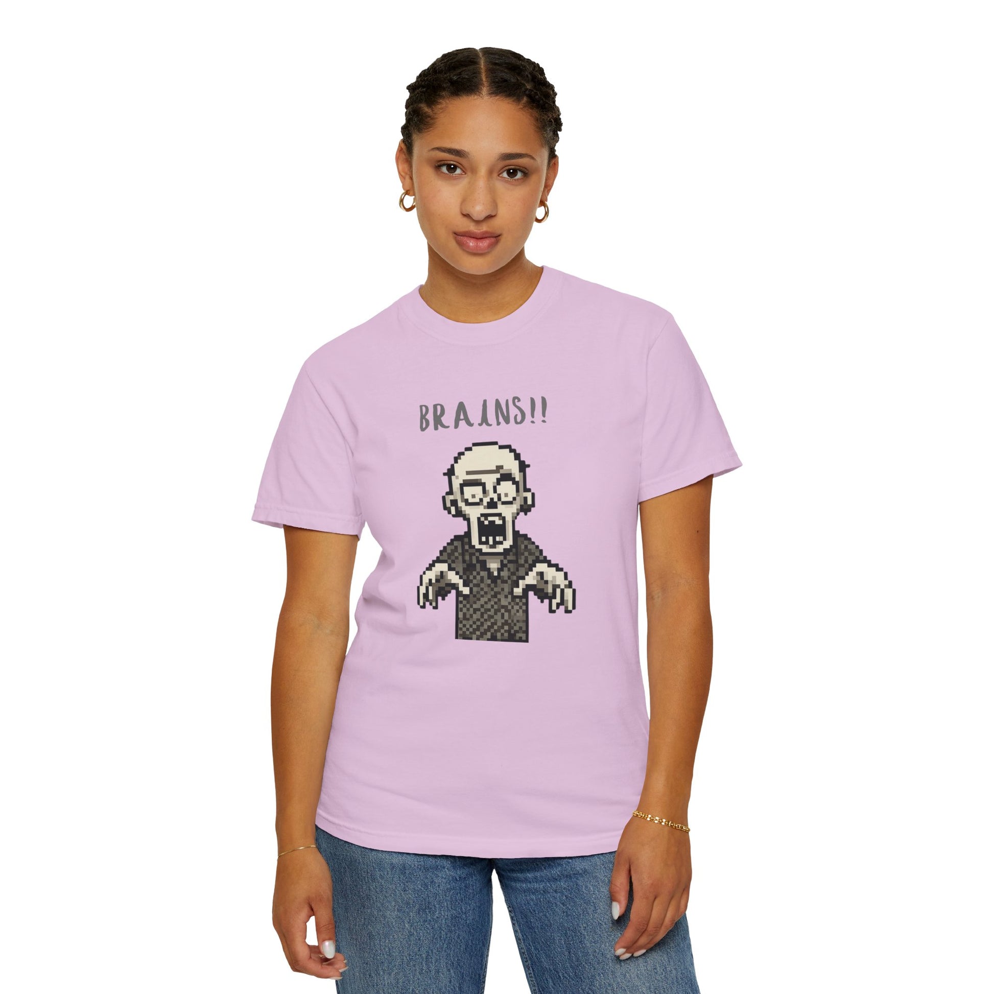 Pixel art horror shirt.