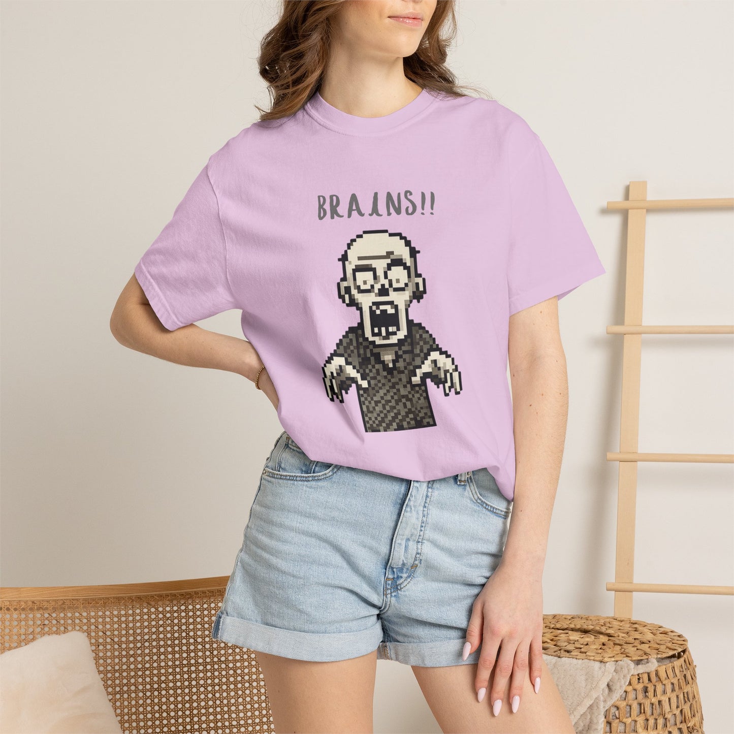 Pixel undead shirt.