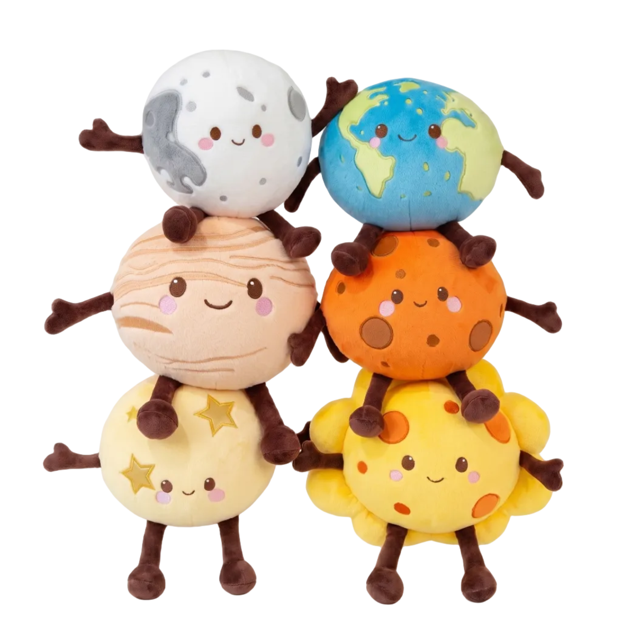 Planet Plush Toy 20cm, Soft Stuffed Earth Plush Mars Plush Saturn Plus ...