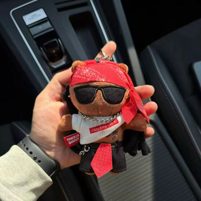 Playboi Carti Supreme FW25 fan art plush keychain front view

