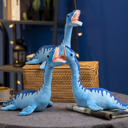 Plesiosaurus stuffed animal plush collectible toy closeup