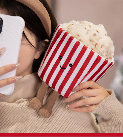 Plushie popcorn bucket with PP cotton filling