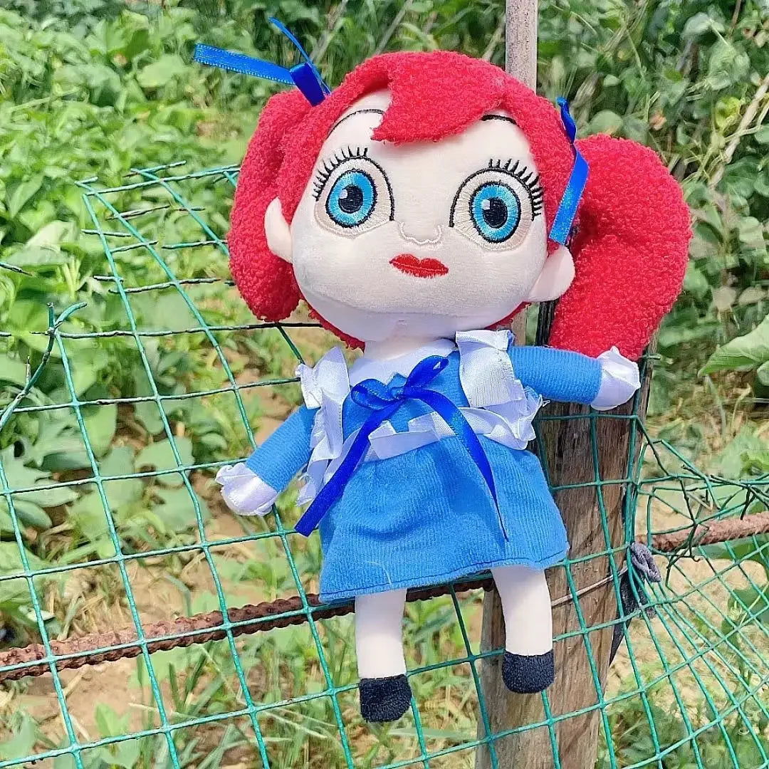 Handmade Intelligent Doll Plush, Red Haired Sentient Toy 27cm