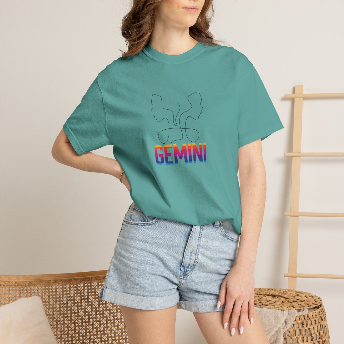 Premium heavyweight garment-dyed Comfort Colors 1717 t-shirt.