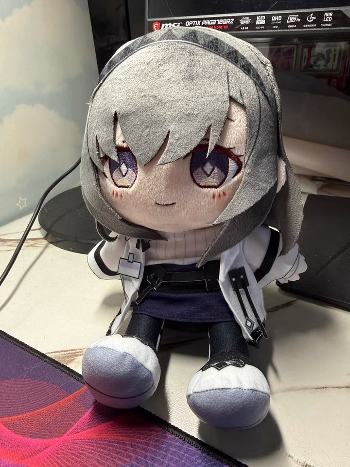 Priestess from Arknights soft plush doll with detailed stitching
