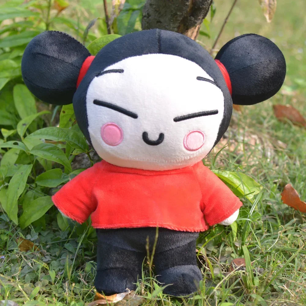 Pucca toy and Garu toy side by side choose your favourite