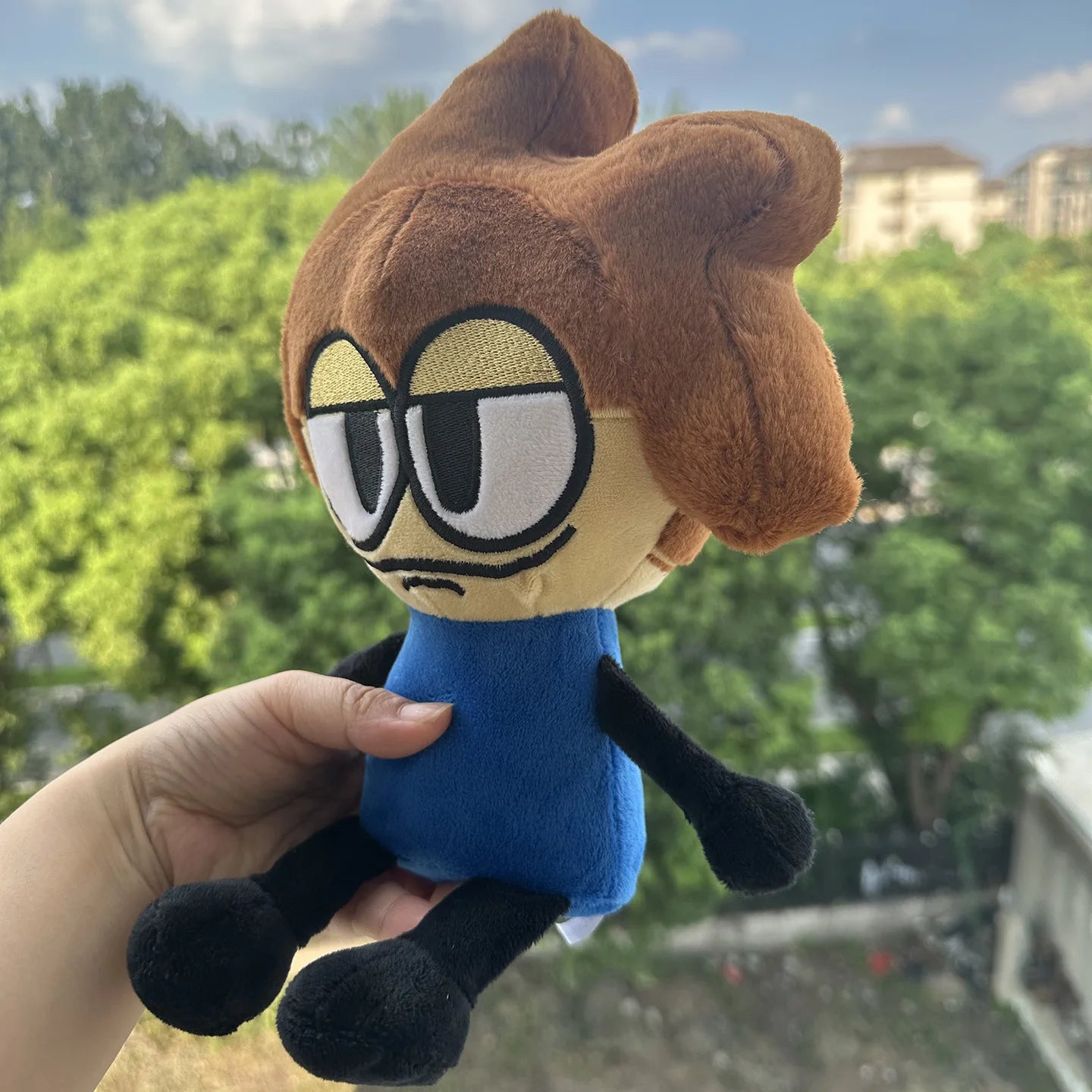 Puffymillie Plushymillie soft cotton plush side profile view