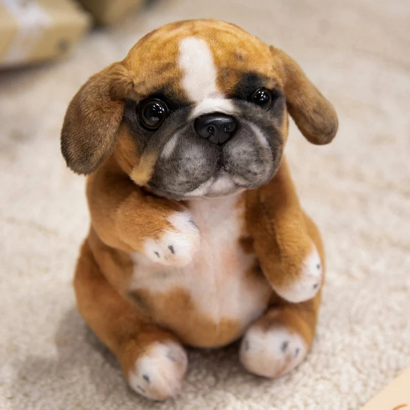 Pug Golden Brown plushie lifelike cute dog plush handmade gift for dog lovers