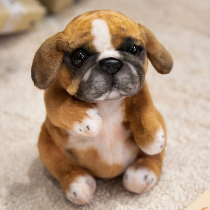 Pug Golden Brown plushie lifelike cute dog plush handmade gift for dog lovers