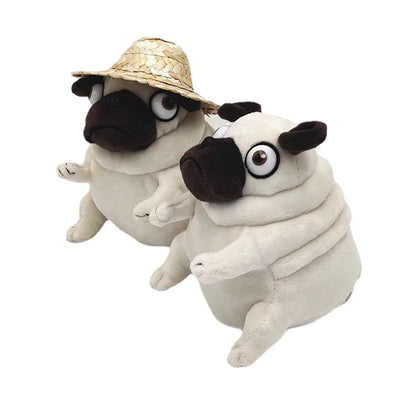 Pug plush toy 15cm soft cotton stuffed animal
