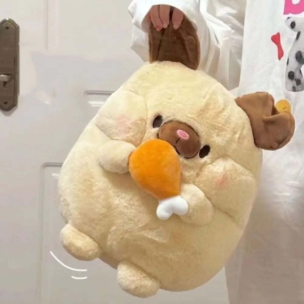 Pug plushie and pig plushie size comparison 25 cm and 35 cm