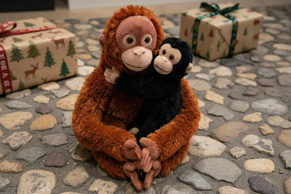 Punch Plush hugging monkey doll for kids and collectors