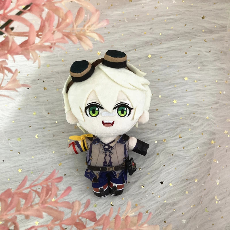 Pyro plush Bennett fan-inspired open-world RPG character desk display
