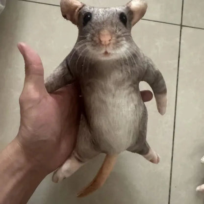 Quirky stuffed animal spoof mouse plush gift packaging