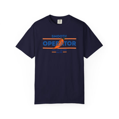 Racing themed t-shirt design showing a chili pepper character alongside the Chilli of the Grid slogan
