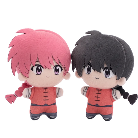 Ranma Saotome boy form plush handmade anime plushie 10cm front view