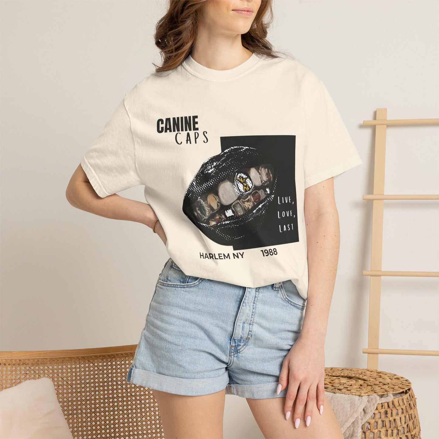 Rap culture apparel tee multiple colorways flat lay