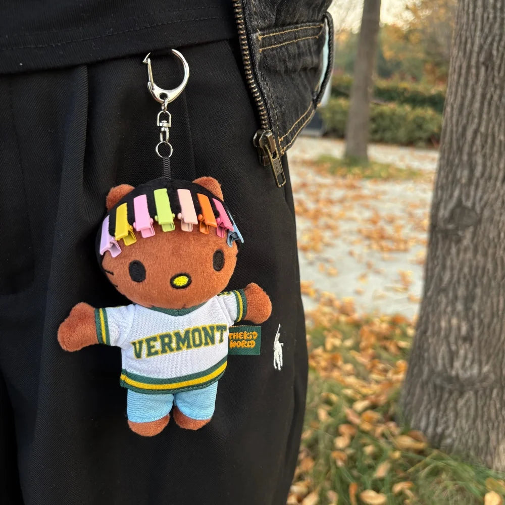Rapper drake key chain with PP cotton filling