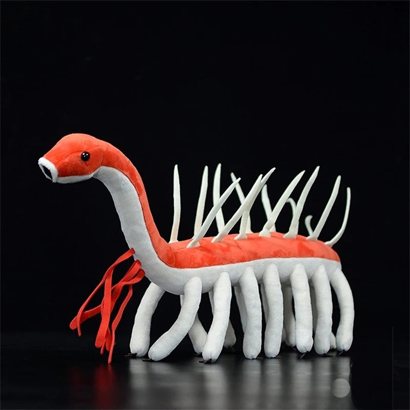 Realistic sparsa plushie side view showing dorsal spines and walking legs