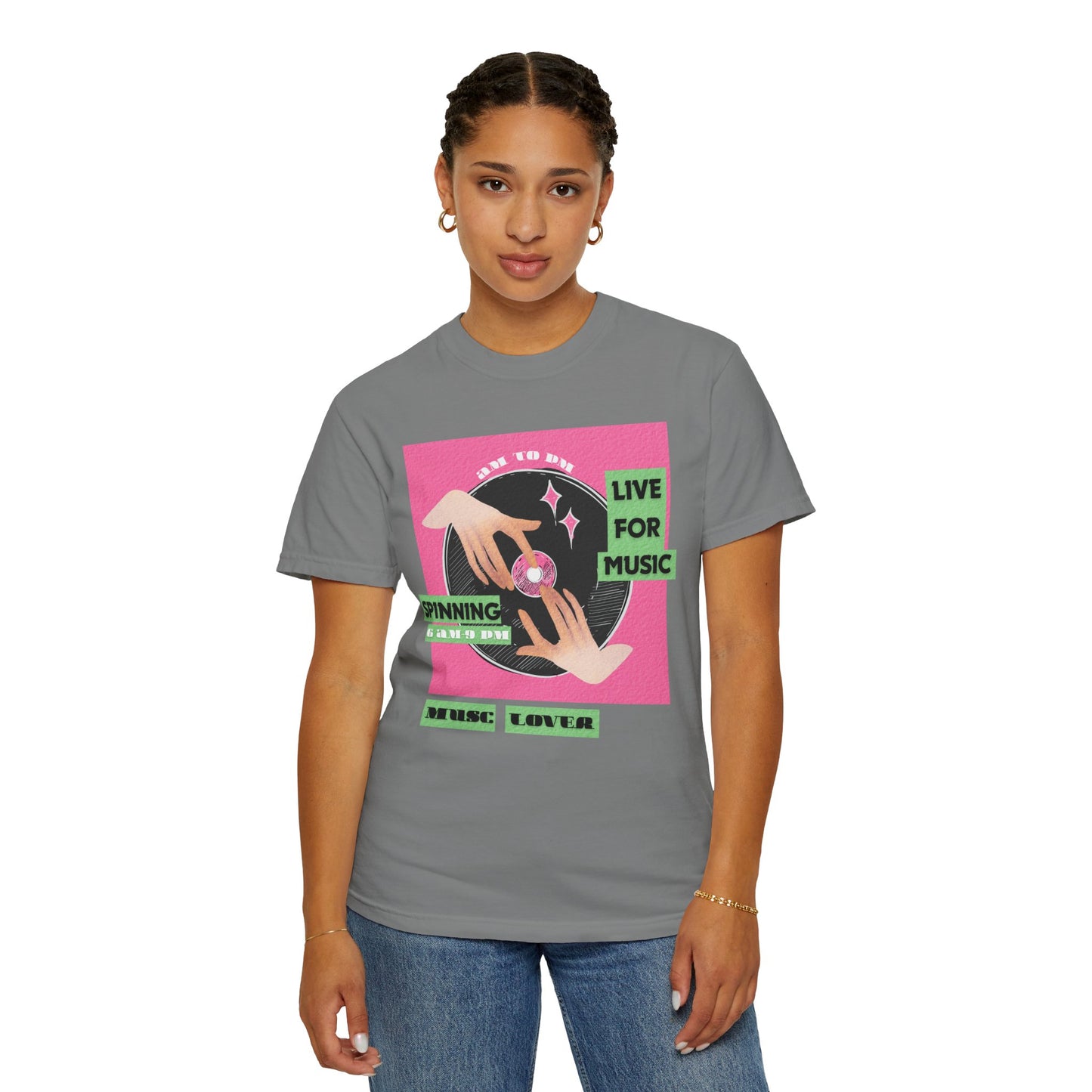 Record spinning apparel gift idea for vinyl collector