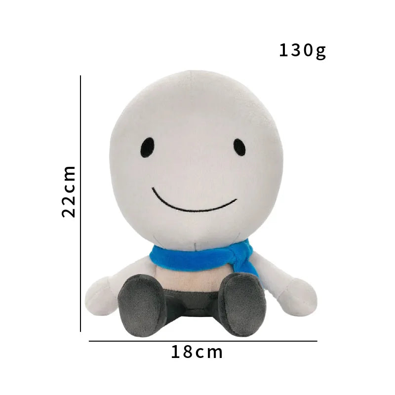 Regretevator plush set Wallter and Mannequin Mark size comparison front view
