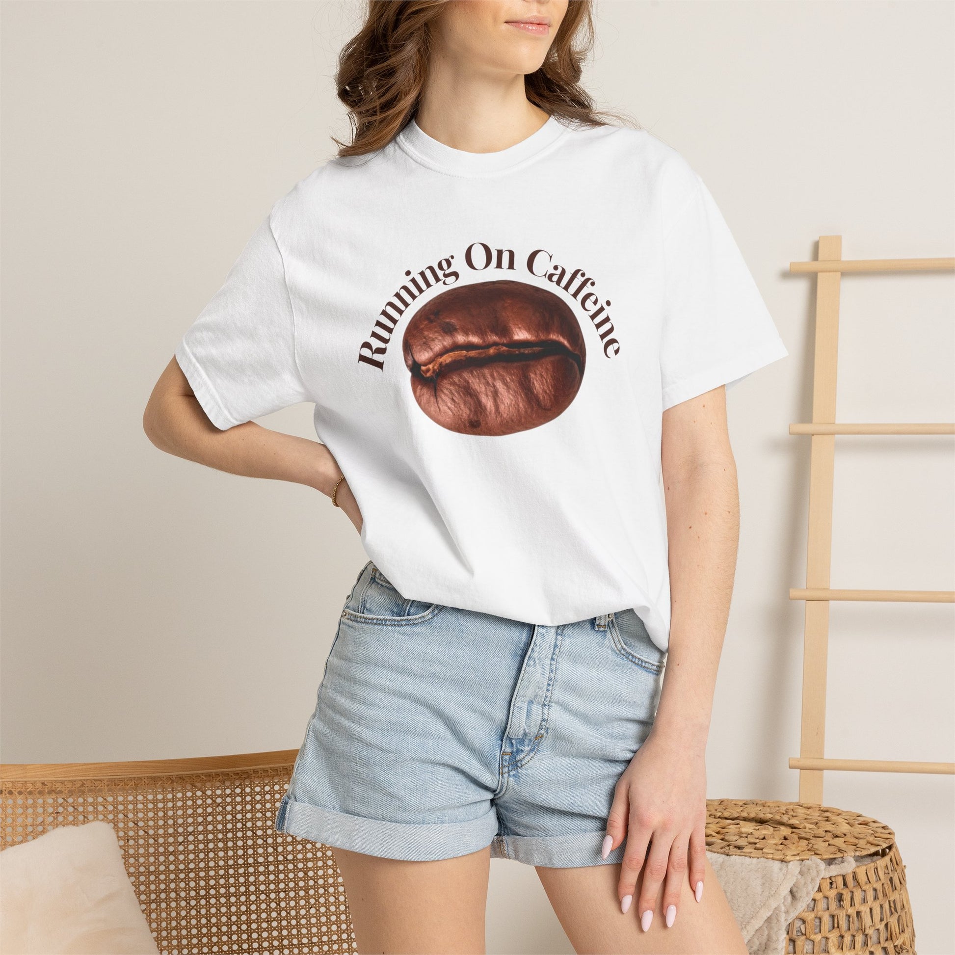 Relaxed fit heavyweight tee displayed on mannequin showing boxy silhouette