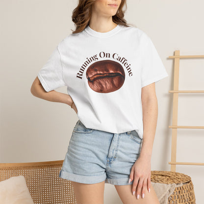 Relaxed fit heavyweight tee displayed on mannequin showing boxy silhouette