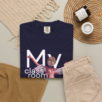 Relaxed heavyweight t-shirt with expressive front print design