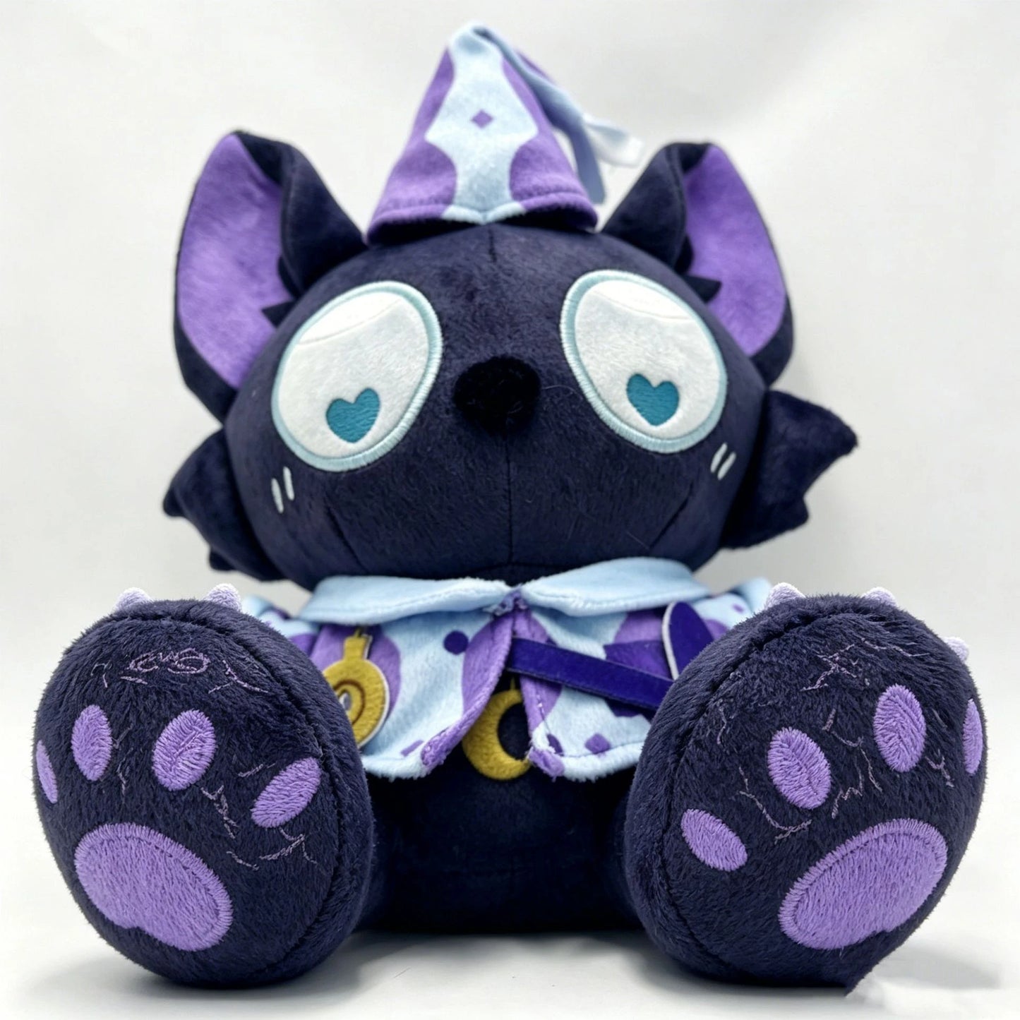 Rem stuffed toy full body view showing sleepy expression and compact design