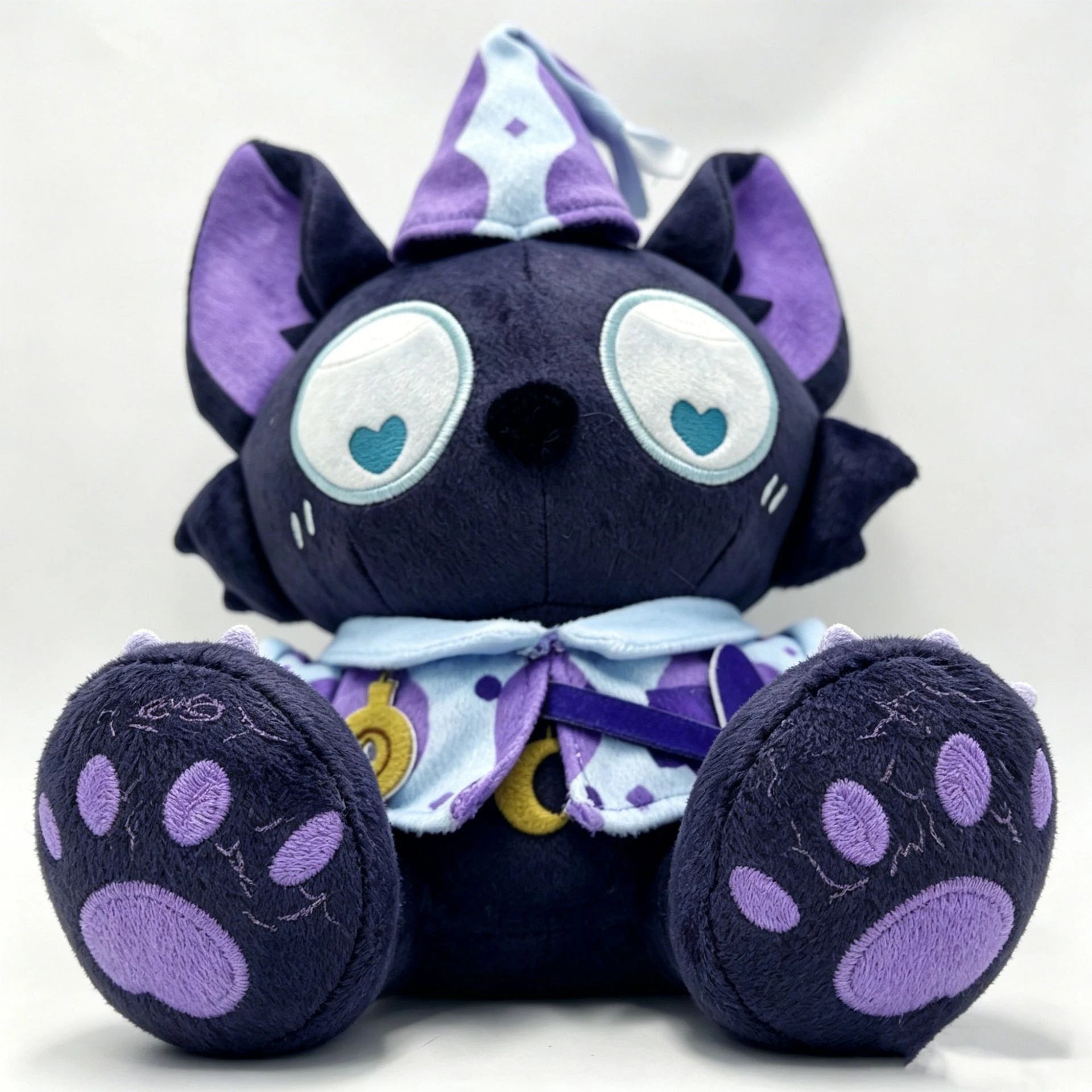 Rem stuffed toy full body view showing sleepy expression and compact design