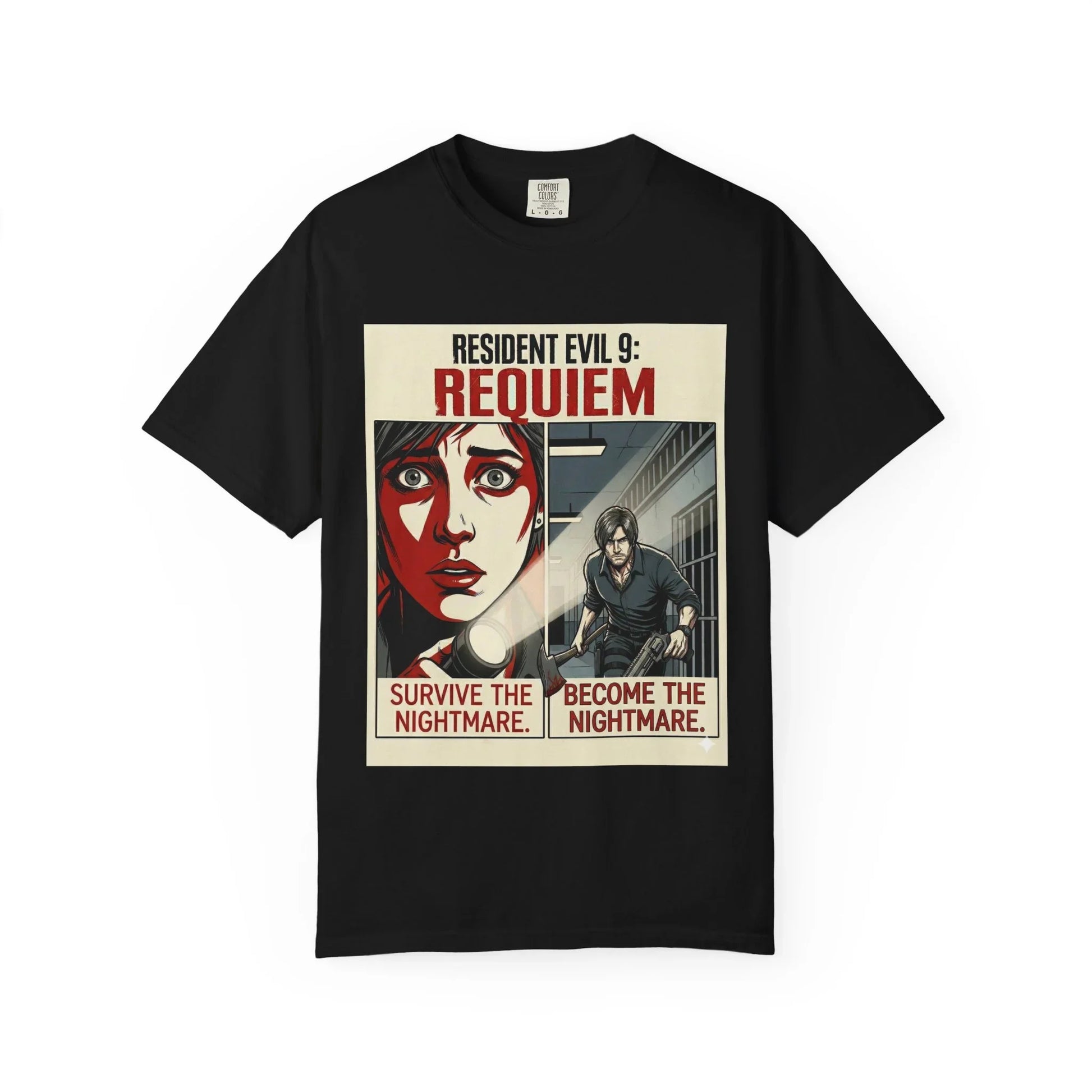 Resident Evil 9 Requiem T-Shirt Grace vs Leon Graphic