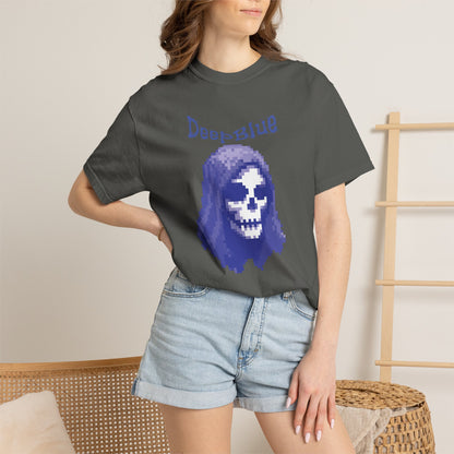 Resynced unisex tees flat lay with vintage camera and nautical props
