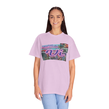 Retro Florida vibe palm tree tee
