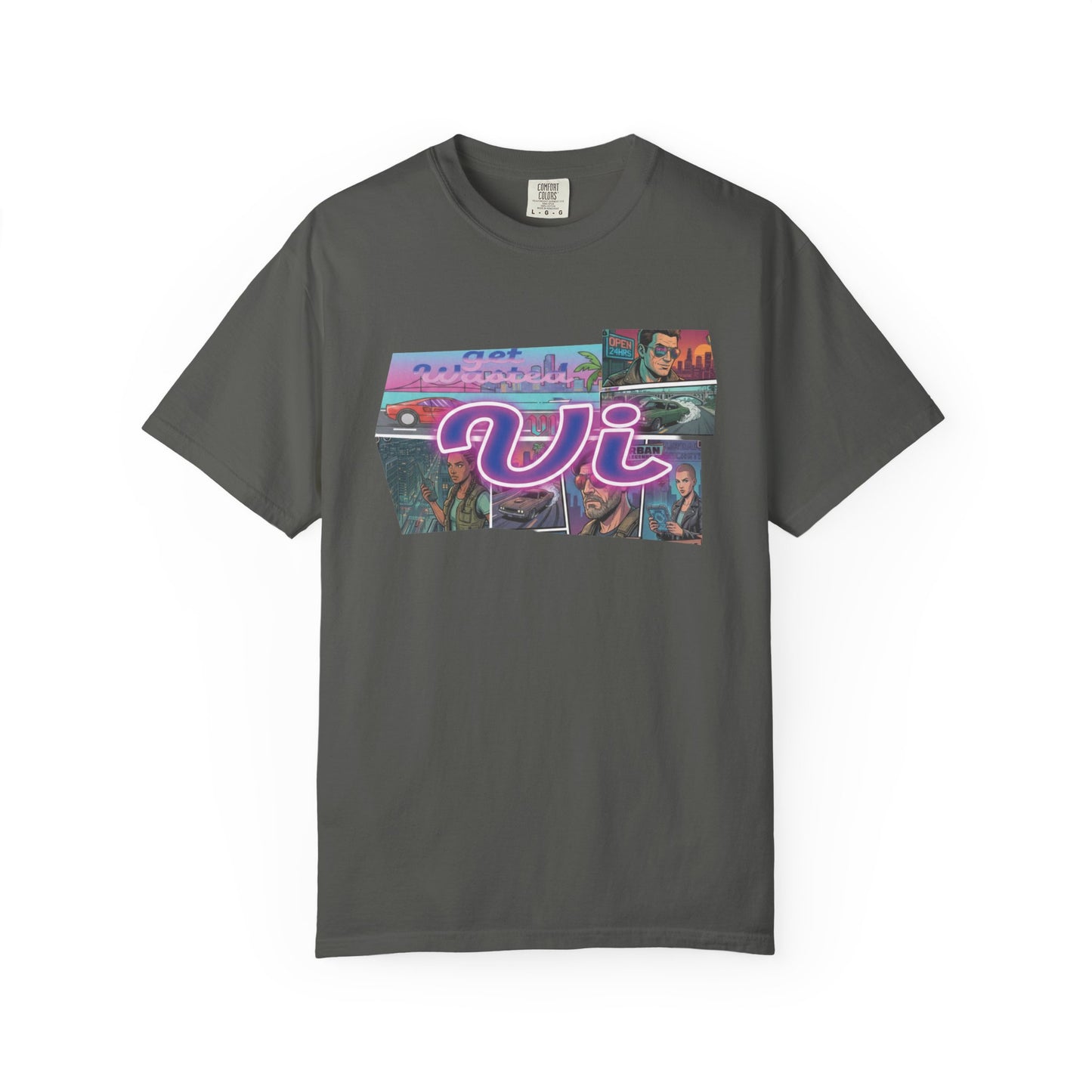 Retro Miami neon aesthetic shirt
