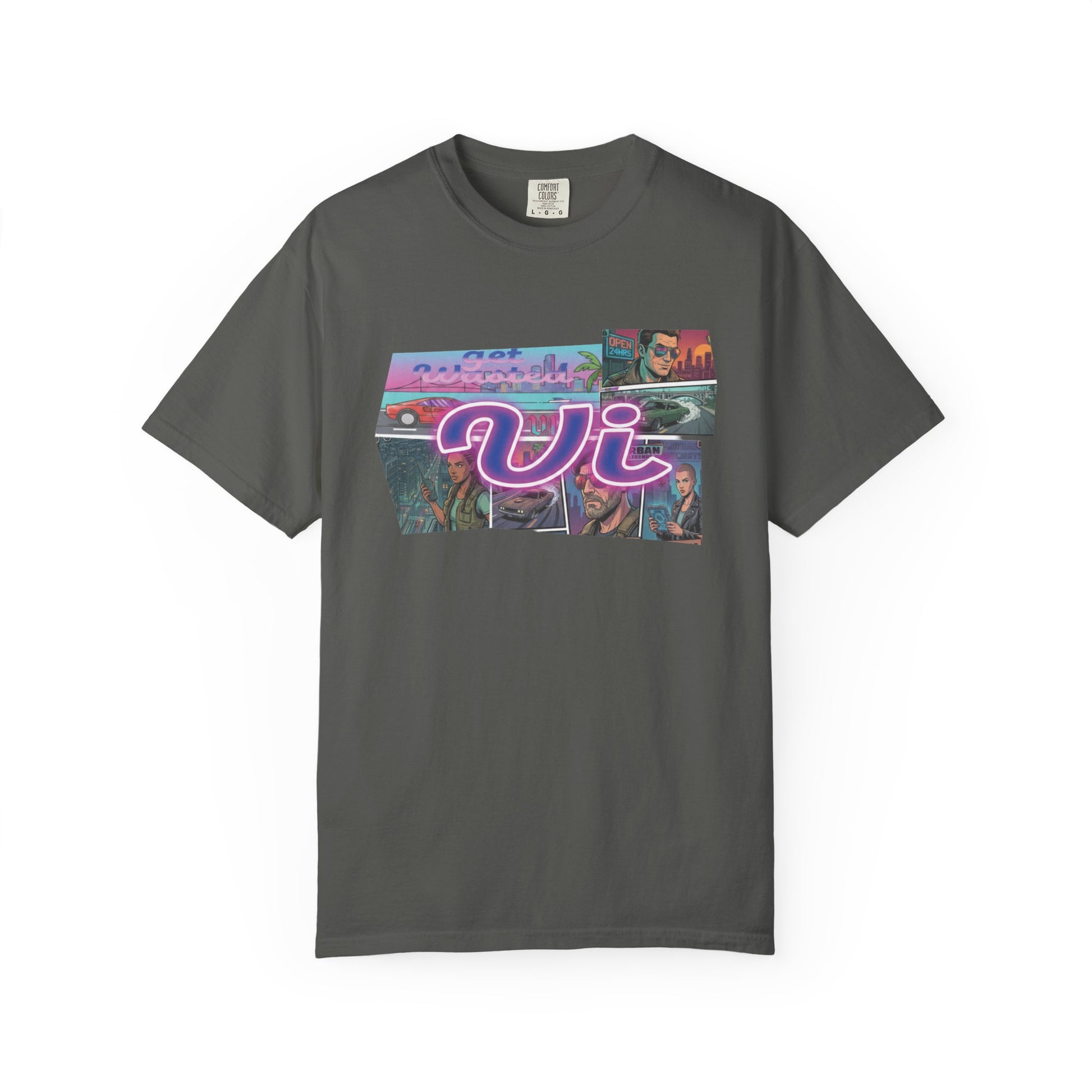 Retro Miami neon aesthetic shirt

