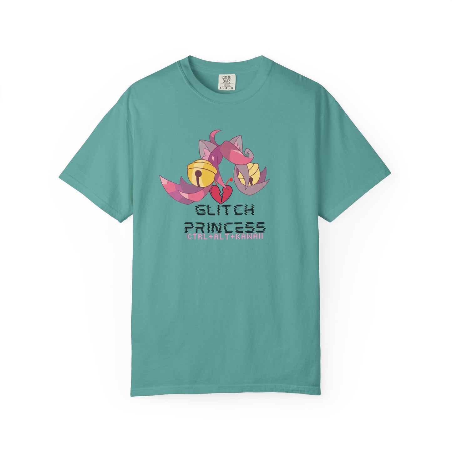 Retro gaming t-shirt with y2k glitch shirt pixel sprite styling
