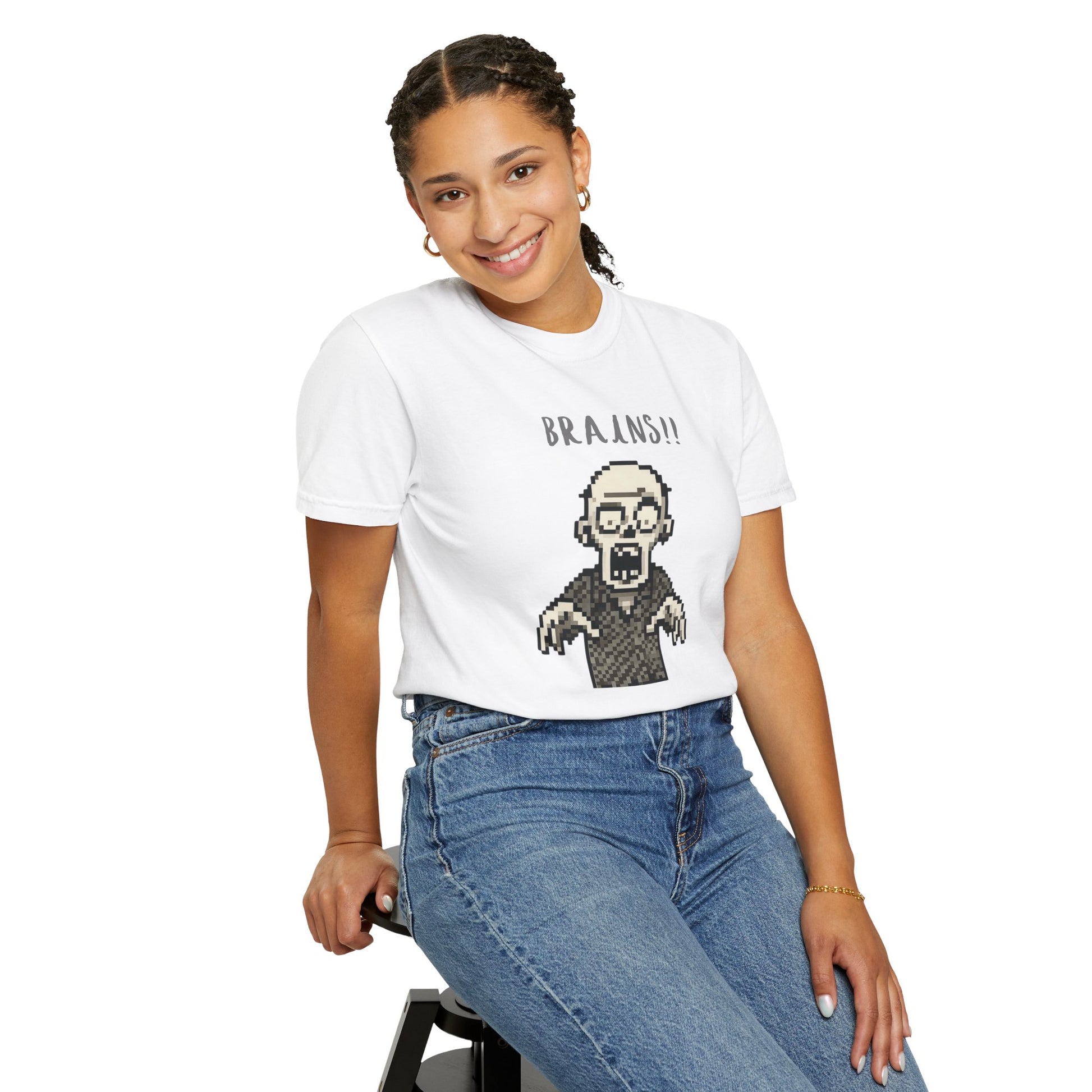 Retro horror t-shirt for gaming fans.