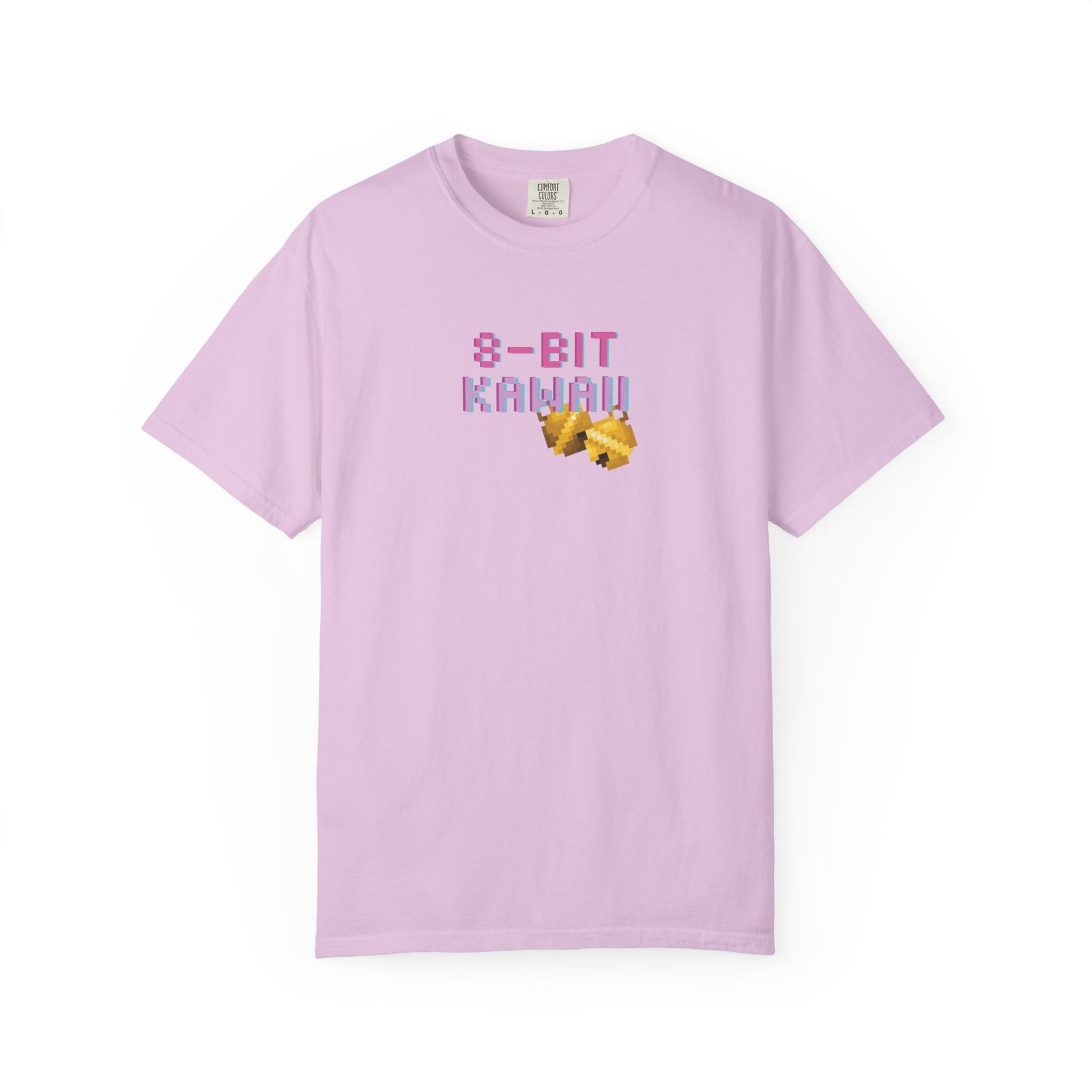 Retro pixel gaming tee back view showing relaxed unisex fit
