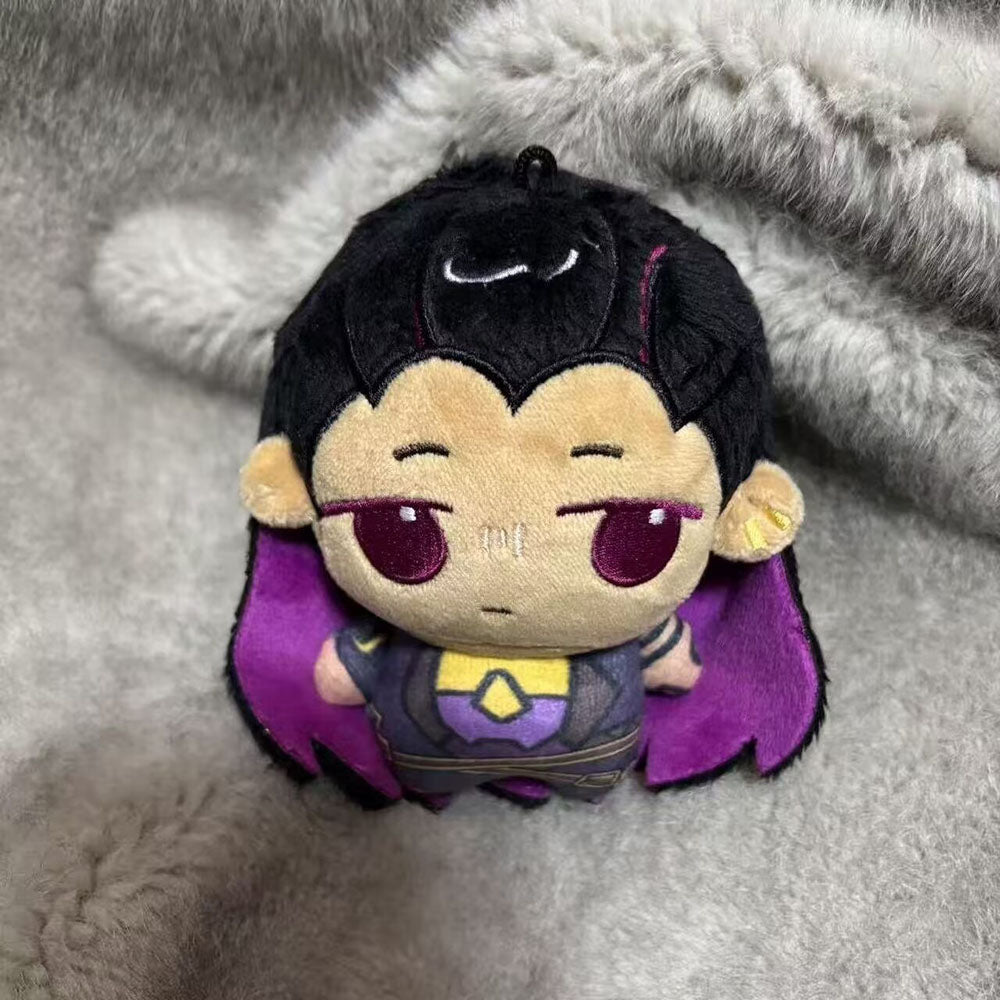 Reyna fan plush back view handmade cotton plush collectible gaming merchandise
