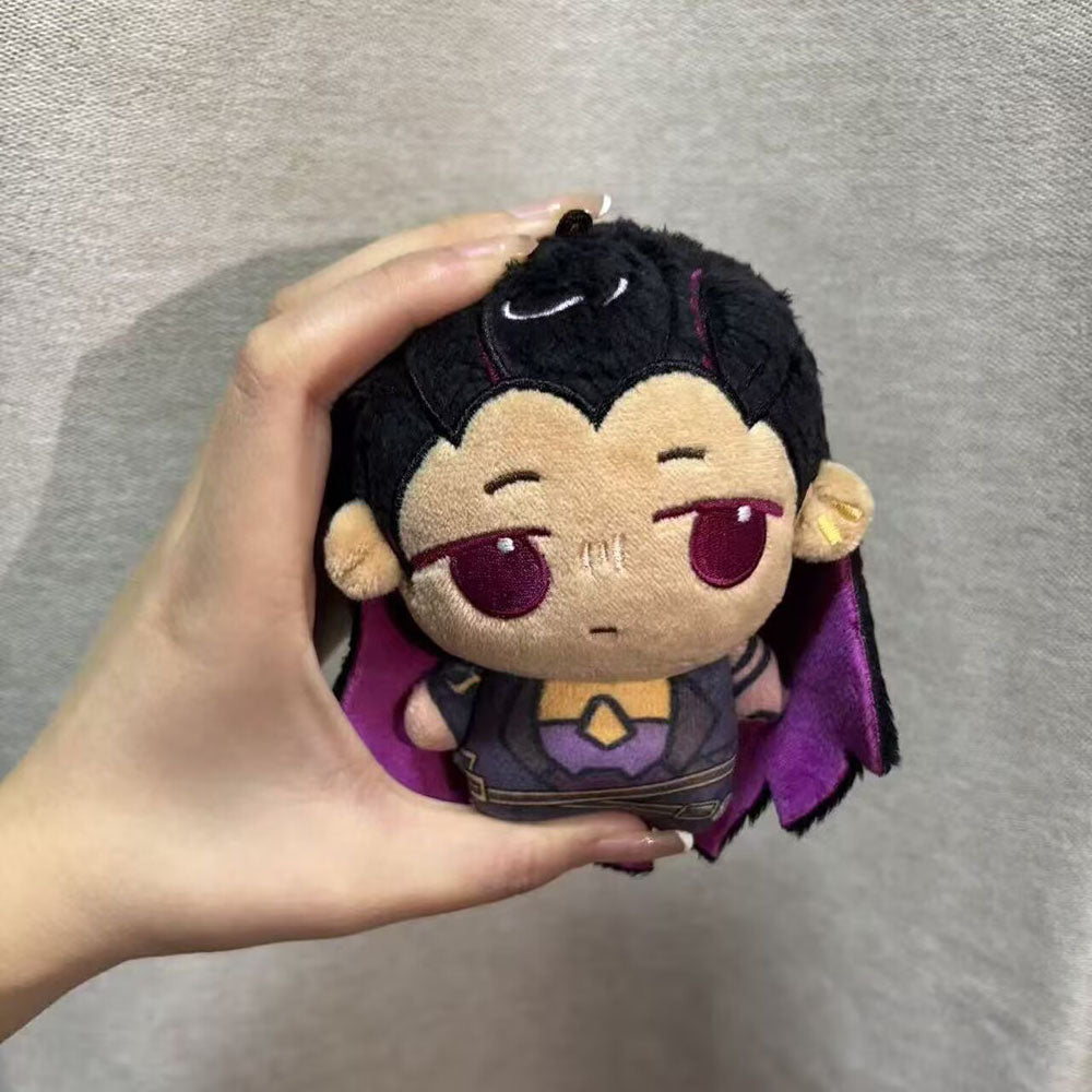 Reyna plush doll side profile handmade chibi stuffed toy vampiric duelist design
