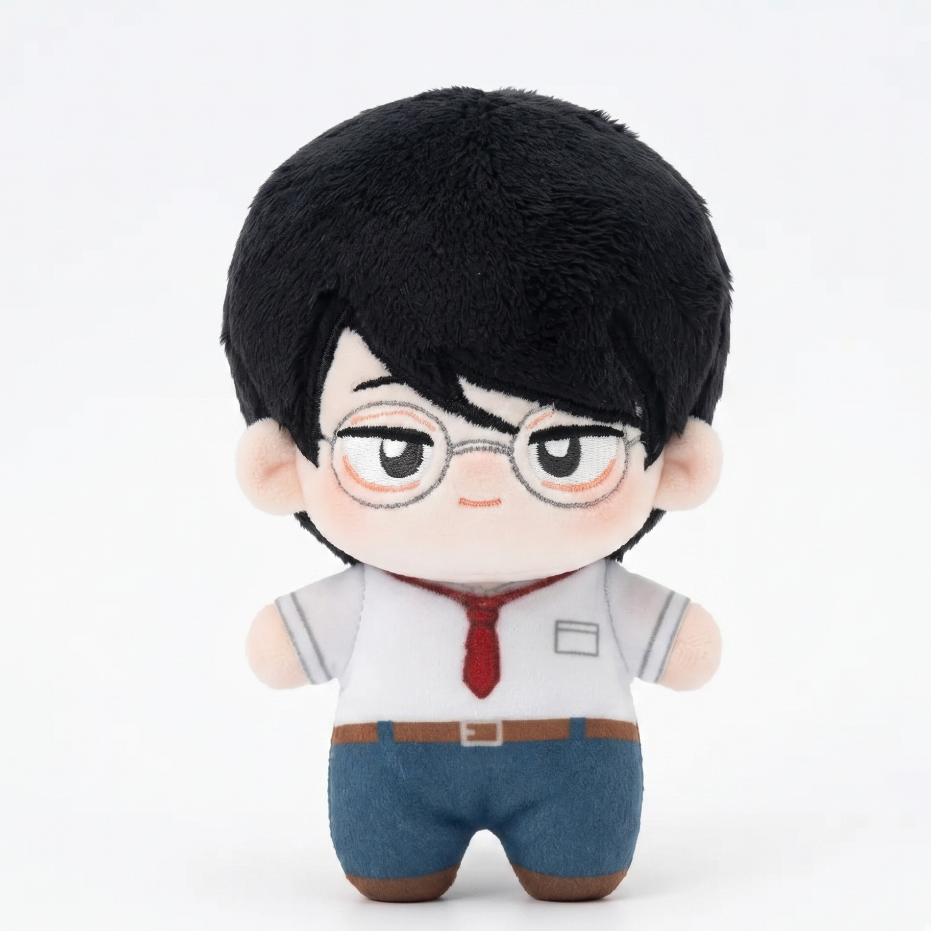 Rihito Sajou plush dark hair glasses fan-inspired design
