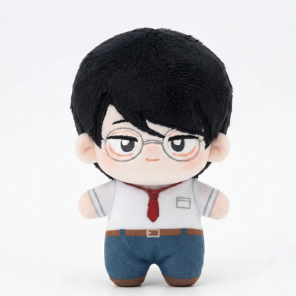 Rihito Sajou plush dark hair glasses fan-inspired design
